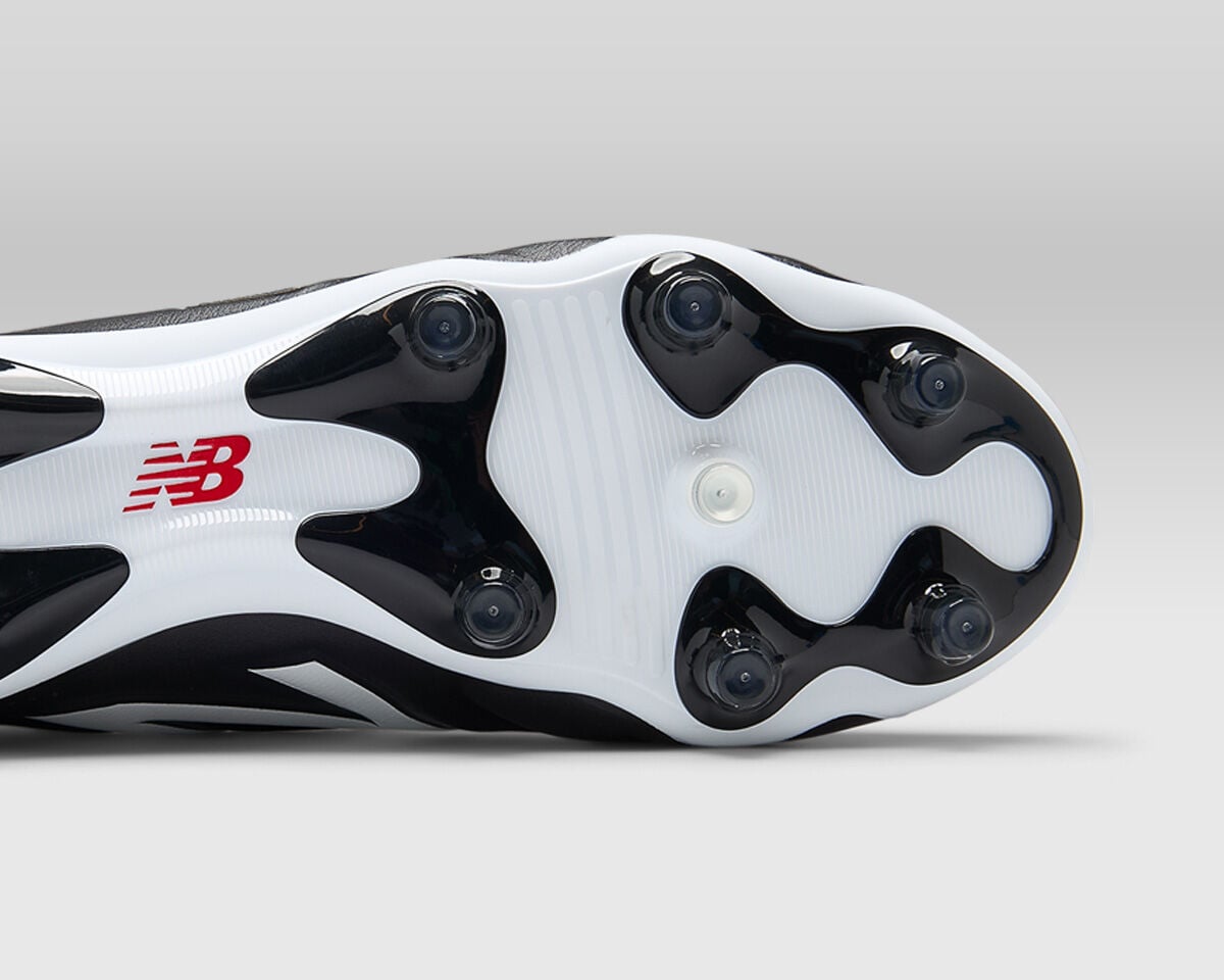 Cleats with white sole